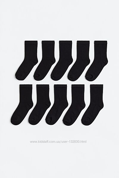 Чорні шкарпетки чёрные  носки  H&M