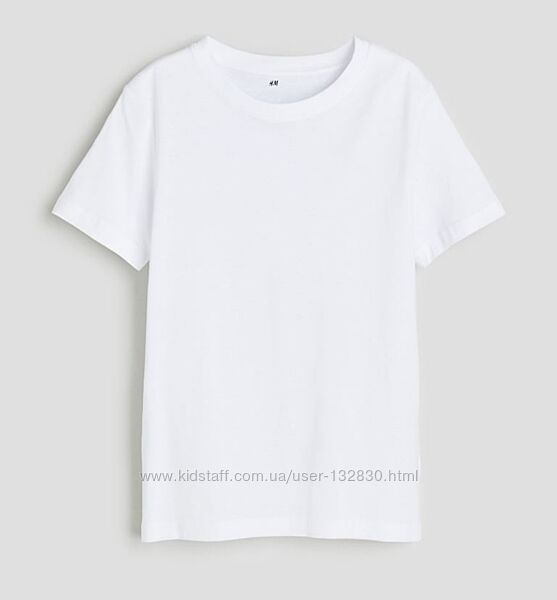 Біла футболка белая H&M 