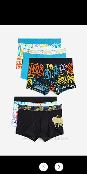 Труси боксери H&M комплект трусы боксёры 
