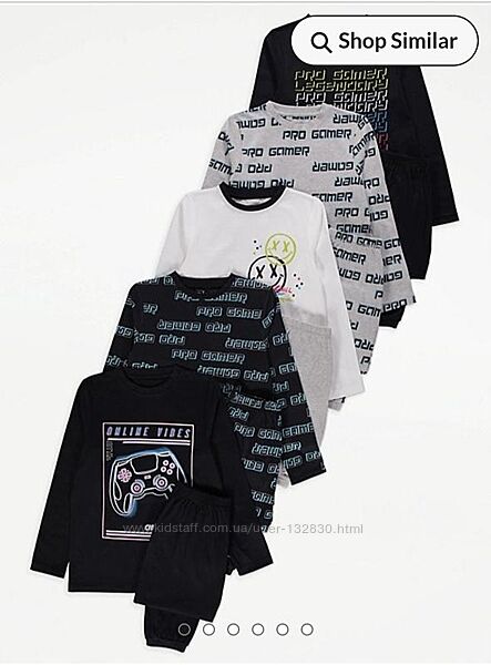 Піжама пижама george 6-7 8-9 9-10