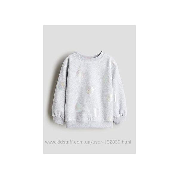 Теплий світшот h&m на дівчинку