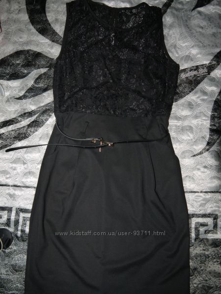 Эффектное черное платье