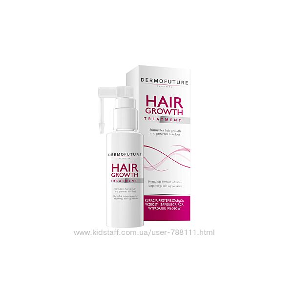 Спрей-догляд для стимуляції росту волосся для жінок , DermoFuture, 30 мл
