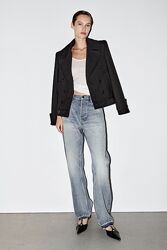 Нові прямі жіночі  джинси zw collection, zara