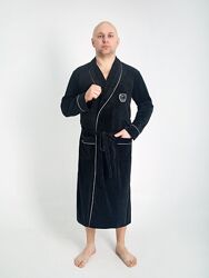 Велюровий халат для чоловіків
