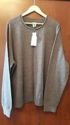 Новый теплый шикарный свитер GAР размер 2ХЛ/3ХЛ коричневый и серый