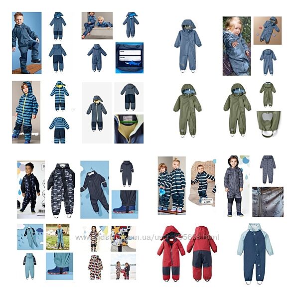 Комбинезон демисезонный осенний на флисе от 74 до 128 см Німеччина флисовый