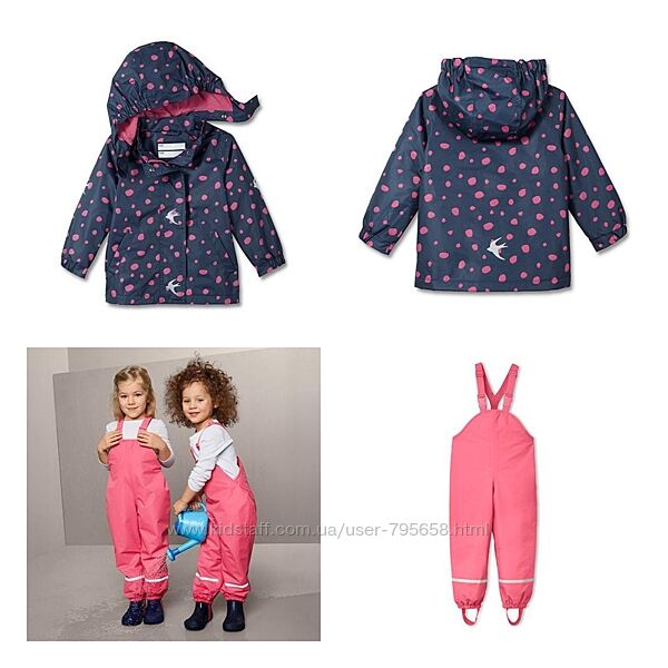 Костюм на флисе 104 110 116 122 128 термо дождевик дощовик Германия 