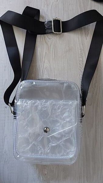 Сумка сумочка прозрачная Primark 20x15 через плече спортивная Испания