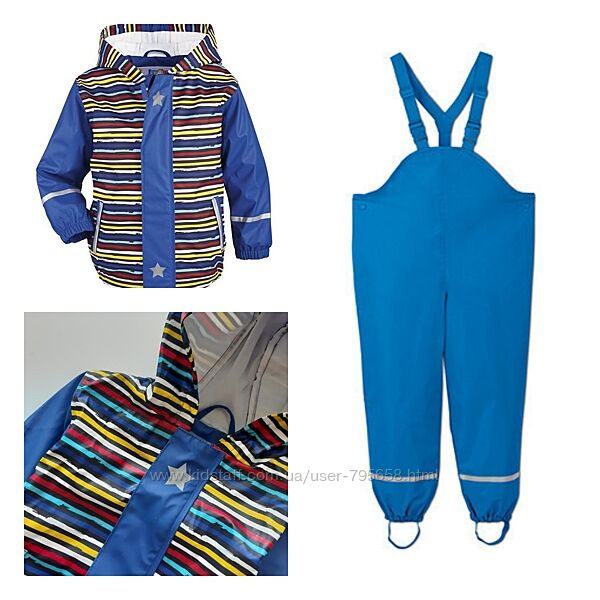 Костюм дождевик непромокайка грязепруф 74 80 86 Tchibo Германия