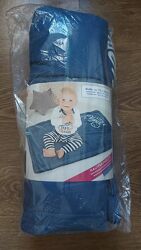 Двустороннее одеяло в кроватку коляску коврик 75х100см Німеччина