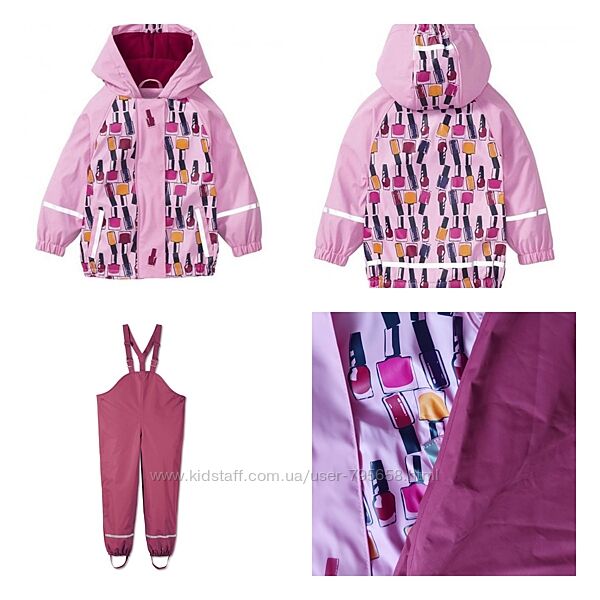 Костюм дождевик грязепруф от дождя дощовик 92 98 104 Lupilu Tchibo