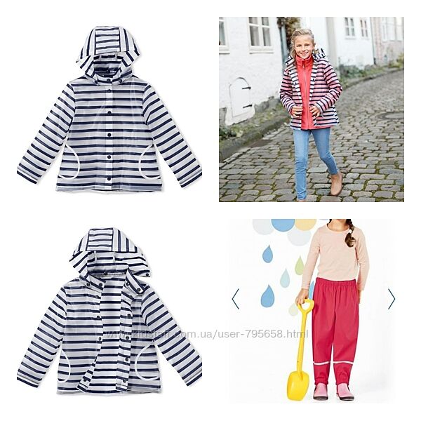 Костюм дождевик куртка штаны грязепруф 104 110 116 Tchibo Германия