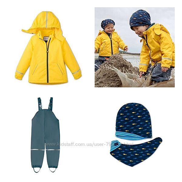 Костюм дощовик 80 86 92 дождевик грязепруф Німеччина