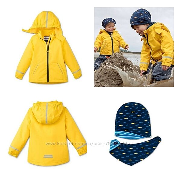 Парка куртка на флісі осіння термокуртка 80 86 92 98 104 116 128 Німеччина 