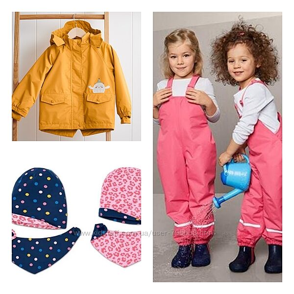 Костюм от дождя дождевик грязепруф 92 98 104 Германия