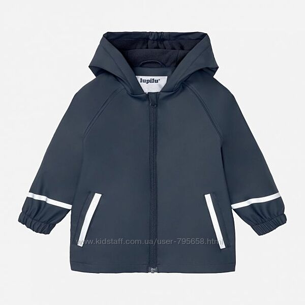 Куртка дождевик грязепруф на флисе 92 98 104 110 116 Lupilu Німеччина демі