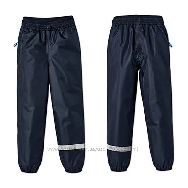 Дощові штани дождевик водо вітро непроникні 116 122 128 ТСМ Німеччина