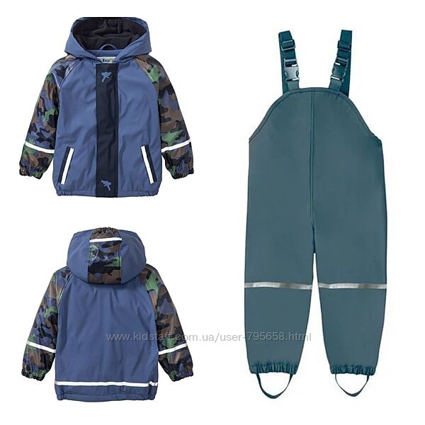 Костюм дождевик грязепруф непромокаемый 92 98 104 Lupilu Німеччина 