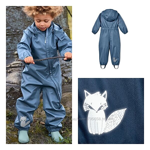 Комбинезон дождевик 80 86 92 98 104 110 116 дощовик грязепруф Німеччина