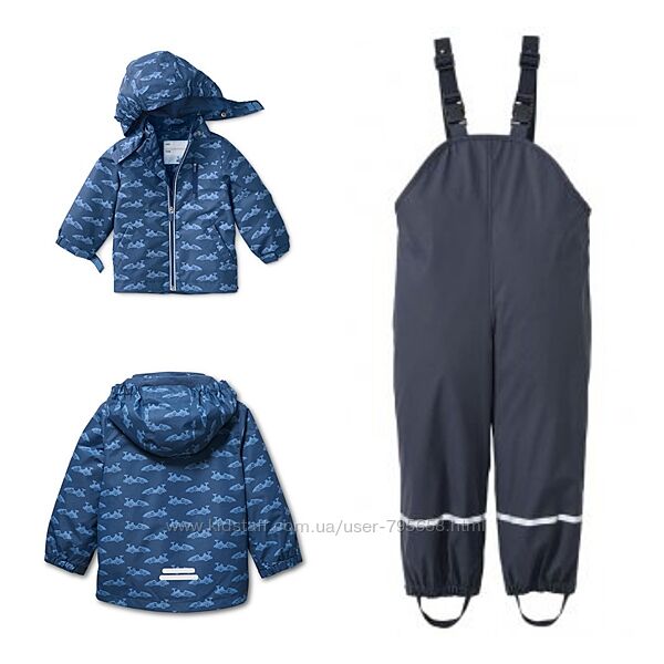 Костюм дождевик водонепроникний 92 98 104 110 116 Tchibo дощовик грязепруф
