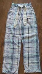 Штани піжамні фланель фланелеві 146 152 158 164 пижама F&F штаны пижама