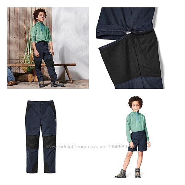 Функціональні штани трансформер шорти 2в1 від Tchibo Німеччина 116 122 128 