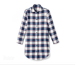 Бавовняна фланелева нічна сорочка ночнушка XXS XS Tchibo Німеччина