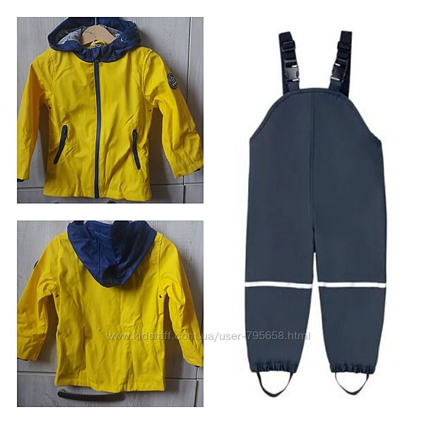 Костюм грязепруф дощовик від дощу 80 86 92 Німеччина 