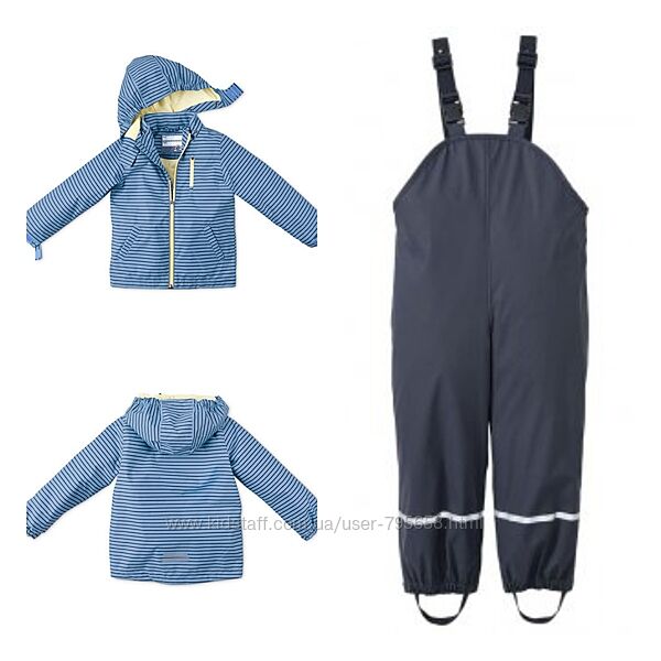 Костюм дощовик водонепроникний 92 98 104 бавовняна підкладка Німеччина