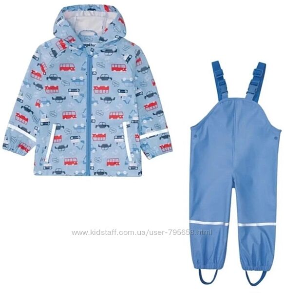 Костюм дощовик 80 86 92 грязепруф Lupilu Німеччина 