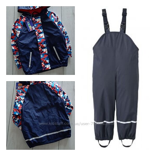 Костюм грязепруф водонепроникний 92 98 104 Lupilu дощовик 