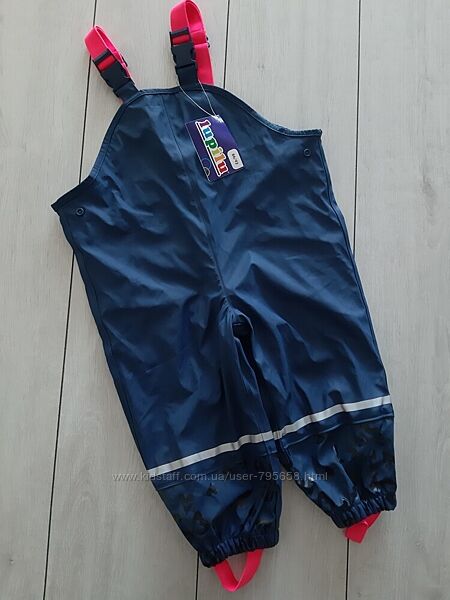 Напівкомбінезон грязепруф дощовик дождевик 80 86 92 Lupilu Німеччина 