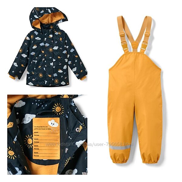 Костюм термо на флісі демісезонний деми грязепруф Німеччина дощовик