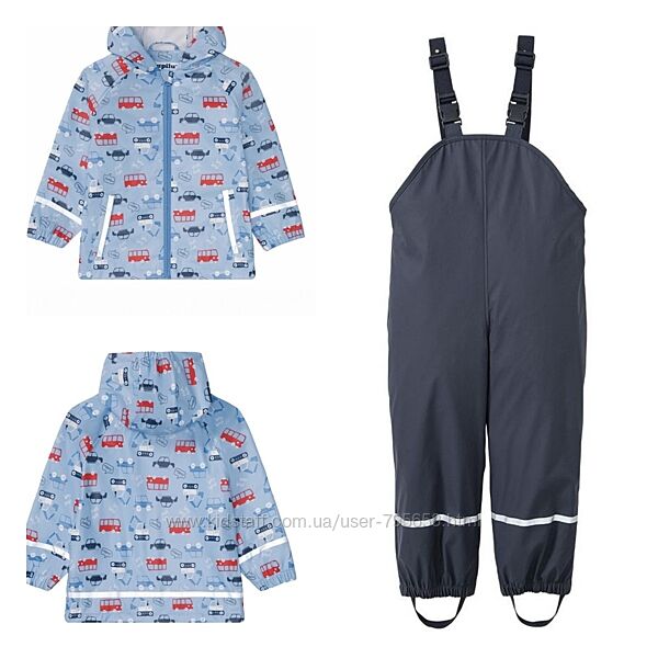 Костюм дощовик грязепруф 116 122 128 Lupilu Німеччина