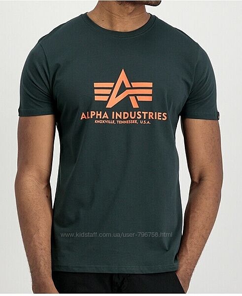 Футболка марки Alpha Industries, оригинал, новая