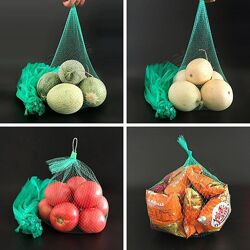 Пластикові сітчасті пакети для овочів, фруктів, іграшок. Сітка для покупок