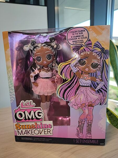 Hовинка Лол, яка міняє колір волосся і одягу на сонці. LOL Surprise OMG Sun