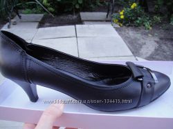 Кожаные женские туфли полного 41 размера, Эрисес