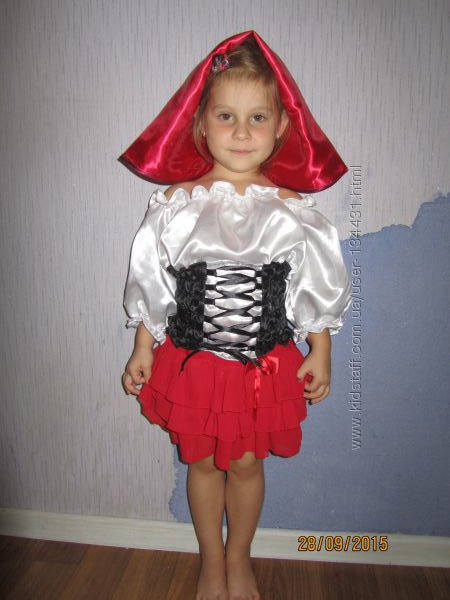 Продам карнавальный костюм Красная шапочка