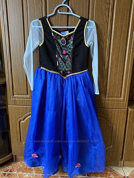 Платье принцессы Анны из холодного сердца, 10-12 лет 