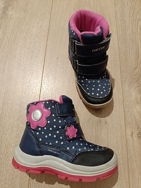 Зимові чобітки Geox Amphibioox 25 р 16 см