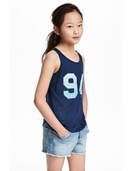 Майка з паєтками H&M 146-152 на вік 10-12 років