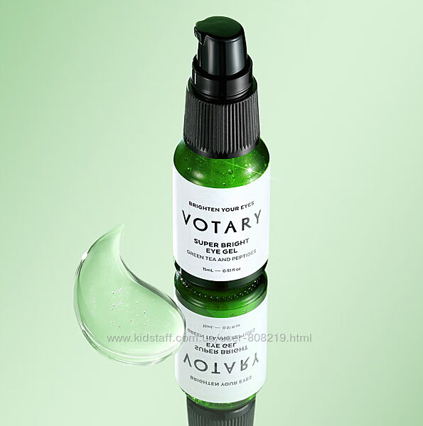 Гель для шкіри навколо очей Votary Super Bright Eye Gel with Green Tea 