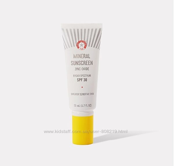 Минеральный солнцезащитный крем First Aid Beauty Mineral Sunscreen, 50 мл