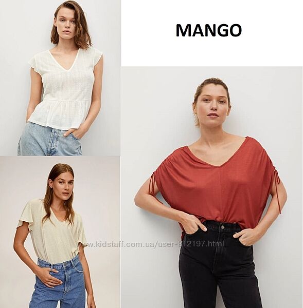 летние блузы Mango р. S