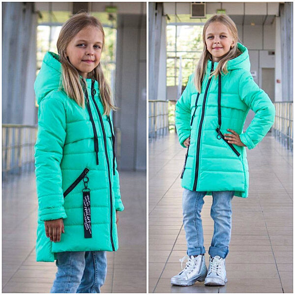 Дитяча демісезонна куртка для дівчинки від 7 років на весну осінь, красива 