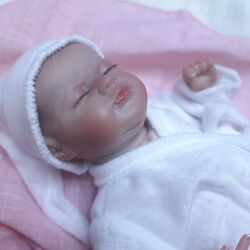 Спляча реалістична міні лялька Реборн 26 см, пупс схожий на новонароджену дитину немовля, гарний малюк з м&acuteяким тілом