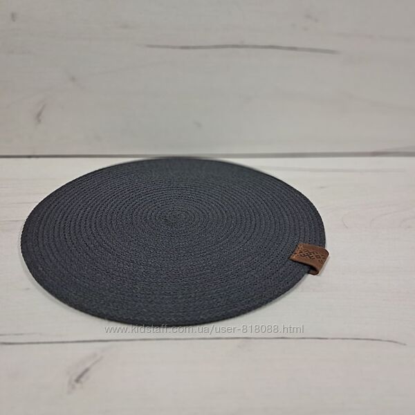 Підставки під тарілку плейсмат з джуту та бавовняного шнура