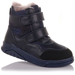 Зимові черевики на липучках синього кольору  для хлопчиків 31-36 р. 11.4.427